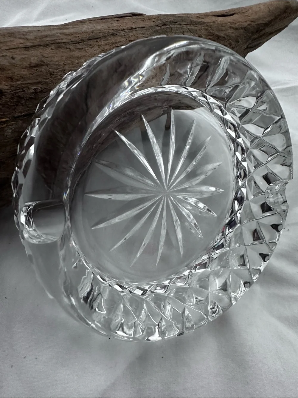Beautiful Diamond Pattern Ashtray or Trinket dish